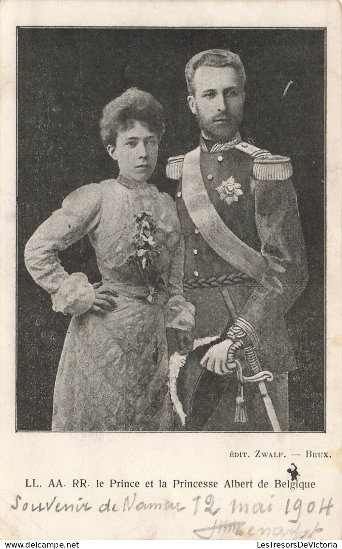 FAMILLES ROYALES - Le Prince Et La Princesse Albert De Belgique - Carte Postale Ancienne - Koninklijke Families