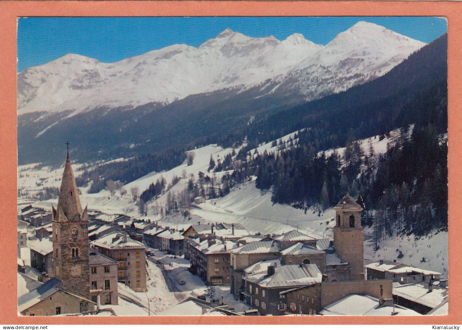 VAL CENIS - SAVOIE - LANSLEBOURG - VUE D'ENSEMBLE - RUE PRINCIPALE - LES 2 CLOCHERS - ECRITE - Val Cenis