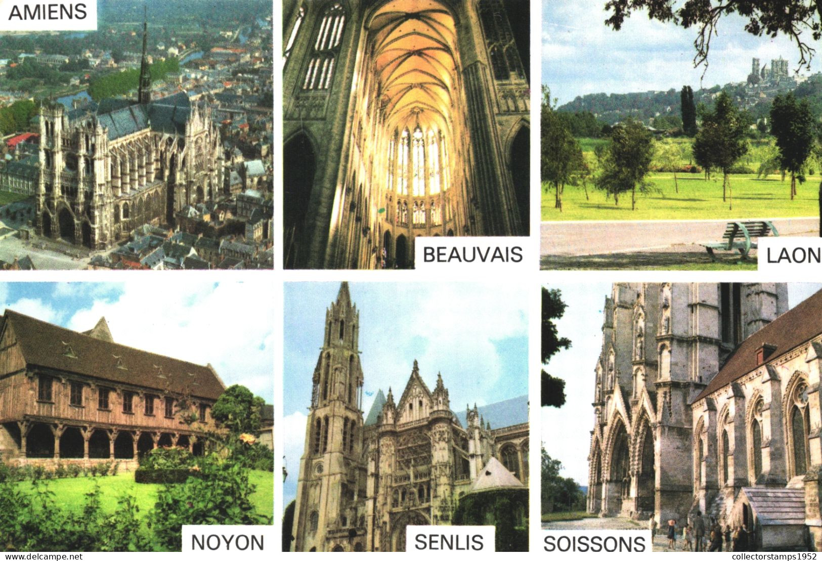 PICARDIE, MULTIPLE VIEWS, CHURCH, PARK, ARCHITECTURE, FRANCE - Picardie