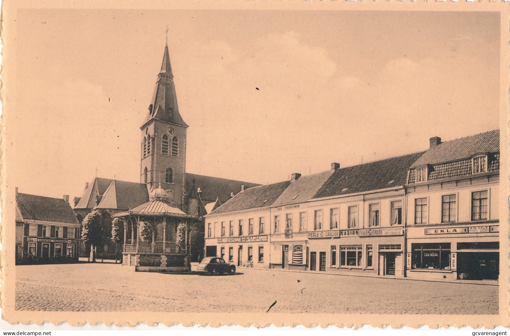 AALTER    KERK EN MARKT      2 SCANS - Aalter