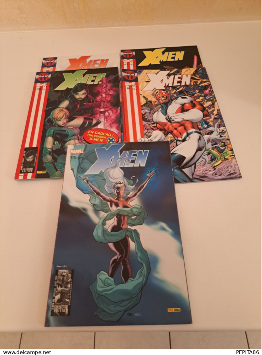 Lot De 5 BD X-Men (mensuel) Marvel Collector Edition N° 111,112,113,114 Et 115 - Bücherpakete