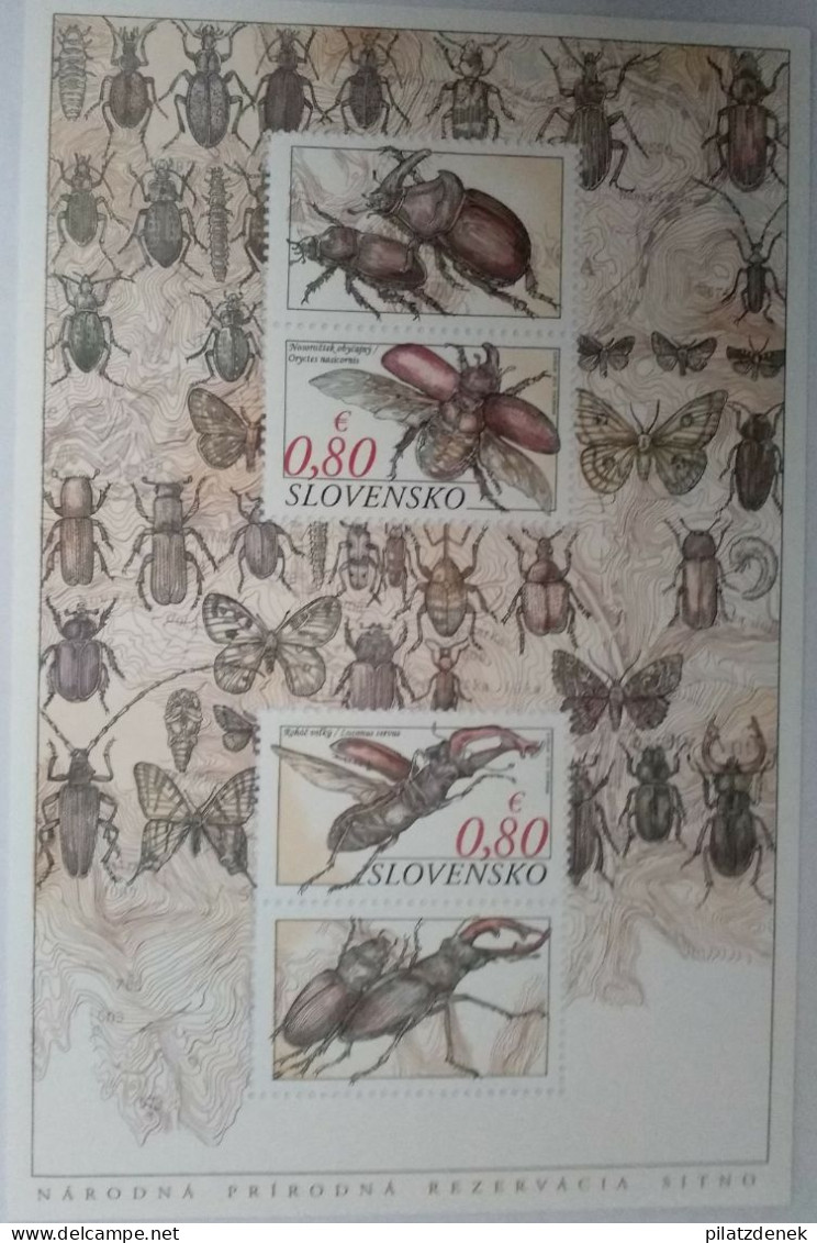 Slowakei 2014, Naturschutz , SK BL43, Naturschutz, MNH - Hojas Bloque