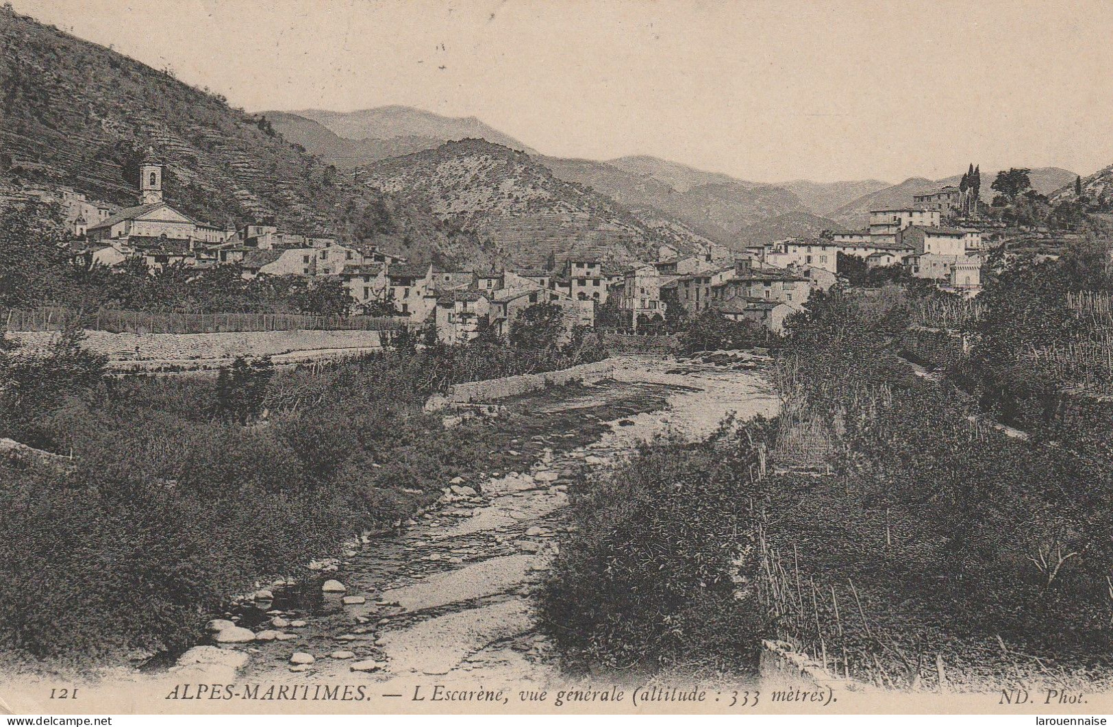 06 - L' ESCARENE - Vue Générale - L'Escarène