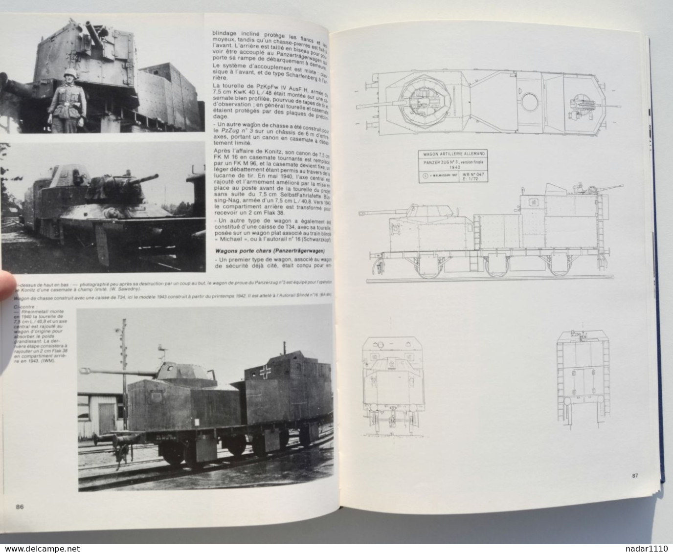 Les Trains blindés 1826-1989 – Paul Malmassari - Heimdal, 1989 / Chemin de fer, Guerre 40-45