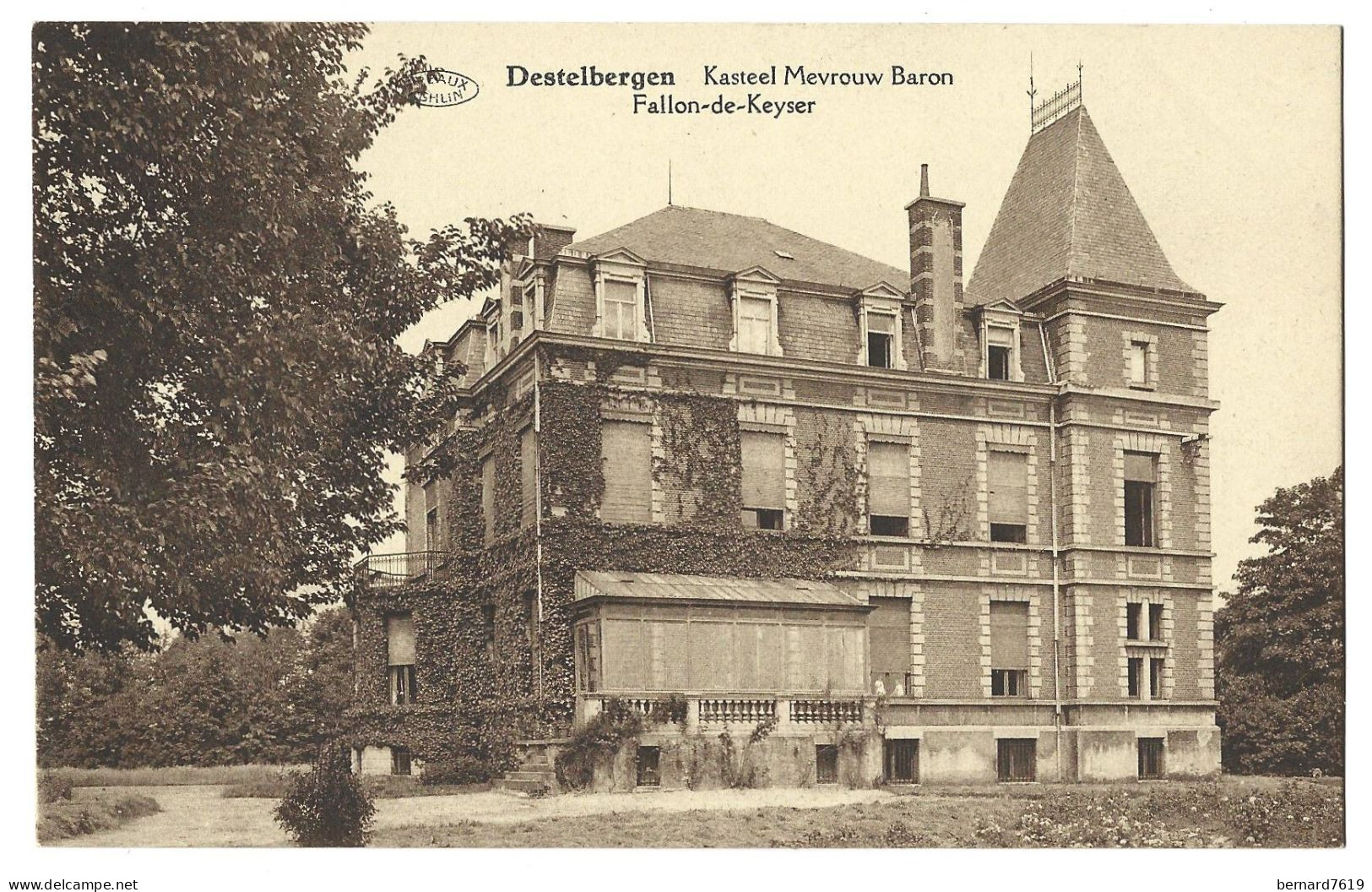 Belgique - Destelberger -  Kasteel   Mevrouw Baron  Fallon  De Keyser - Destelbergen