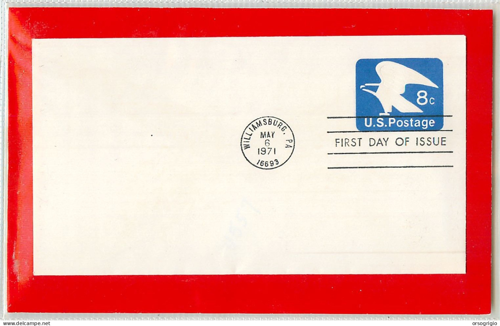 USA - Intero Postale - Ganzsachen - Stationery -  US POSTAGE  8c. - 1961-80