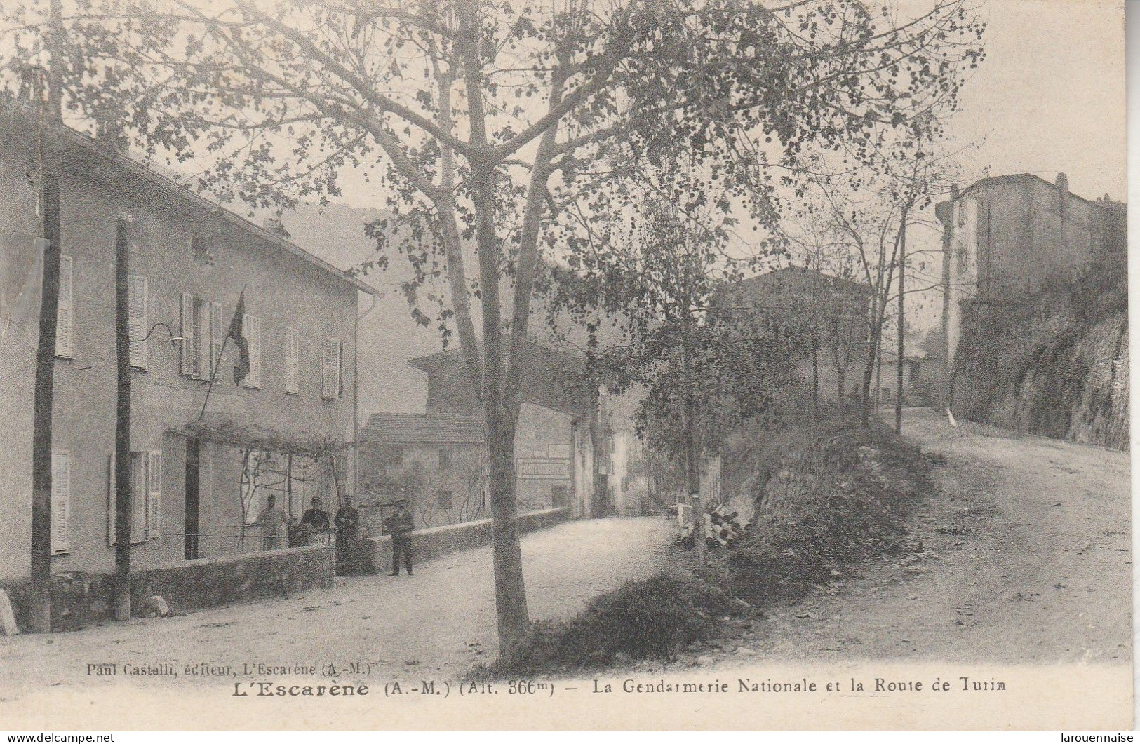 06 - L' ESCARENE - La Gendarmerie Nationale Et La Route De Turin - L'Escarène