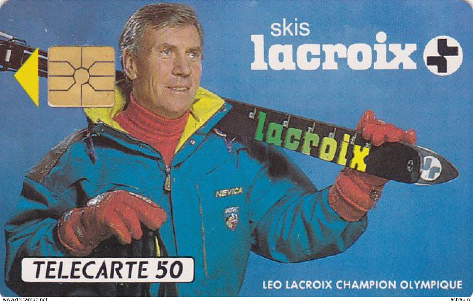 Telecarte Privée D576  NEUVE-- Skis Lacroix - Gem - 2500 Ex - 50 Un - 1991 - Phonecards: Private Use