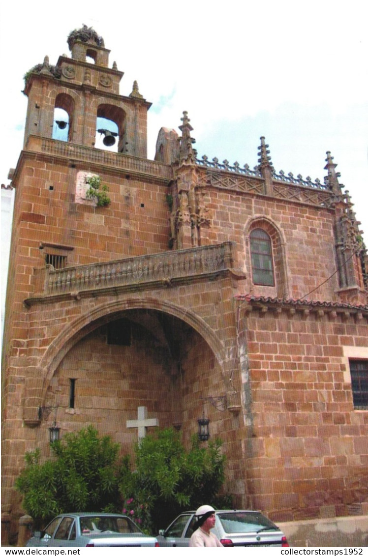 LLERENA, BADAJOZ, IGLESIA GRANADA, CHURCH, ARCHITECTURE, CARS, SPAIN - Badajoz