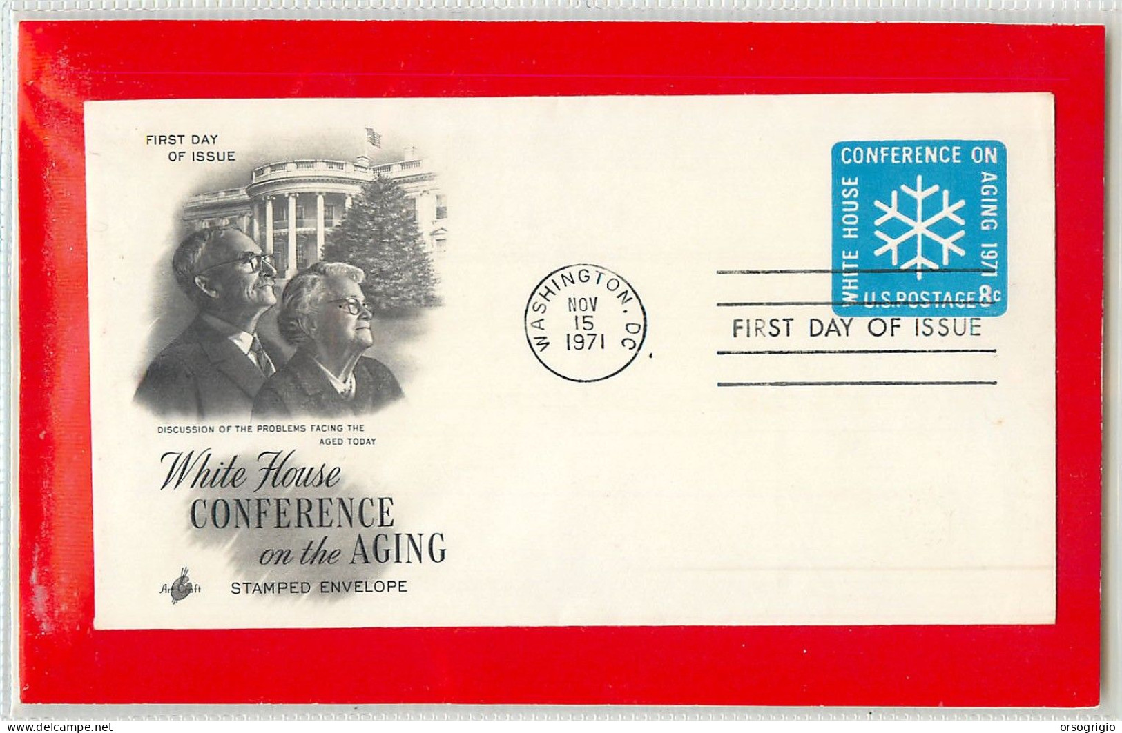 USA - Intero Postale - Ganzsachen - Stationery -  US POSTAGE  8c. -  White House Conference Aging - 1961-80
