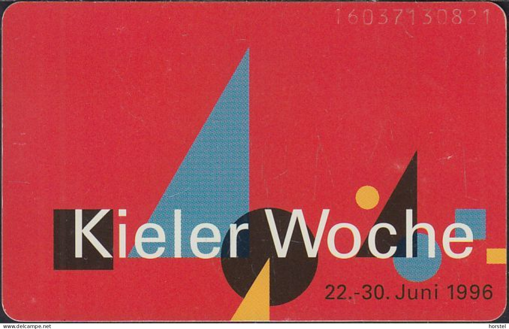 Germany P09/96 Kieler Woche 1996 - P & PD-Series: Schalterkarten Der Dt. Telekom