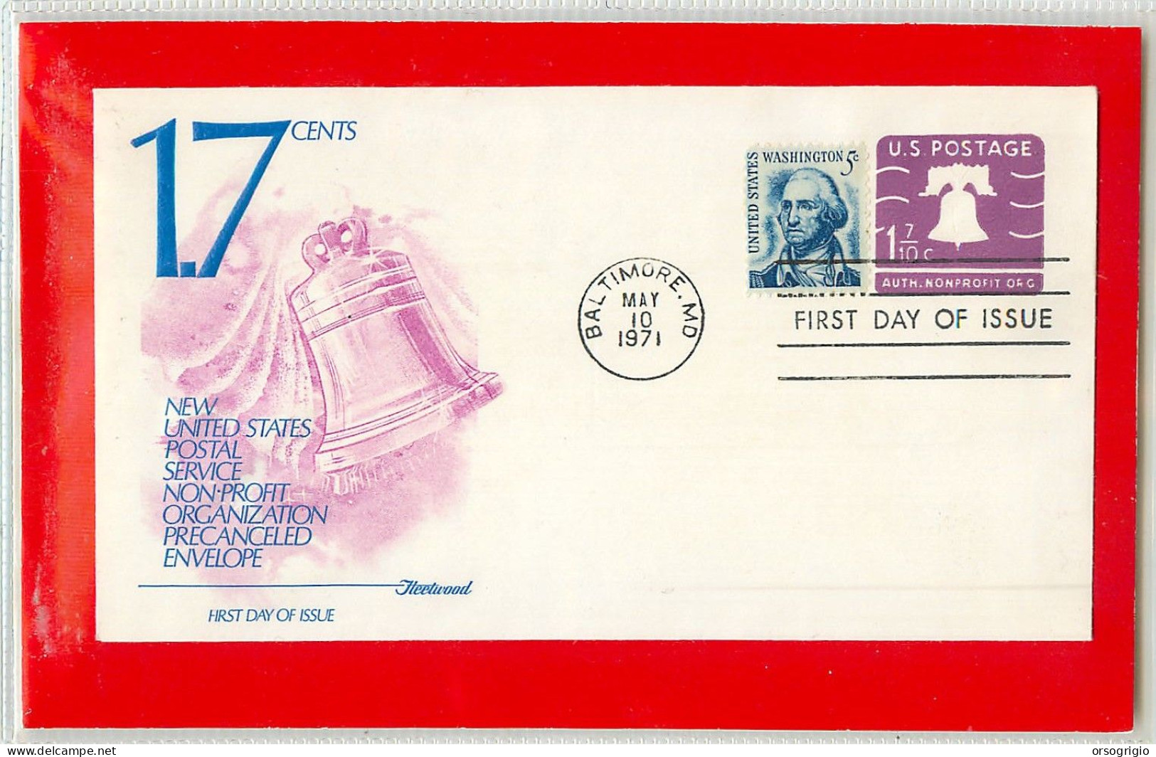 USA - Intero Postale - Ganzsachen - Stationery -  US POSTAGE  1 7/10 - 1961-80