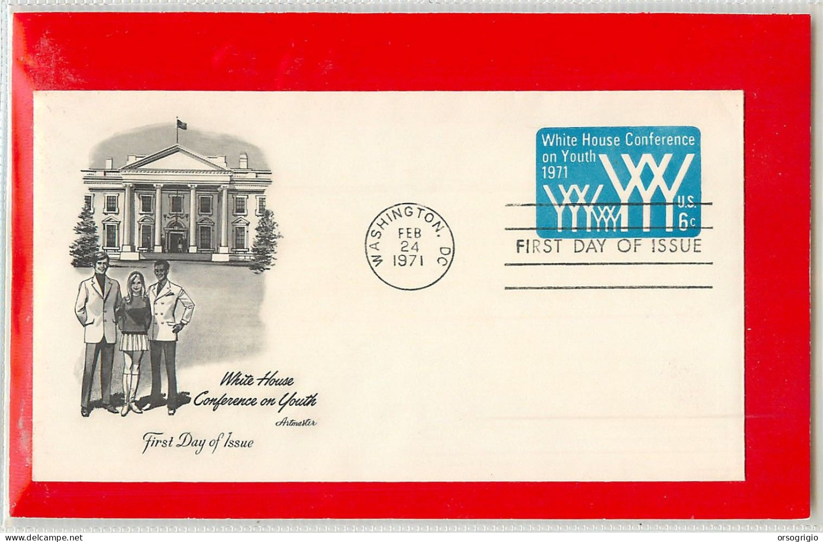USA - Intero Postale - Ganzsachen - Stationery -  US POSTAGE  6c. -  White House Conference On Youth - 1961-80