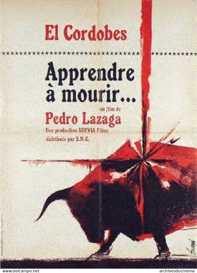 EL CORDOBES TAUROMACHIE CORRIDA Affiche 60x80 APPRENDRE A MOURIR - Affiches & Posters