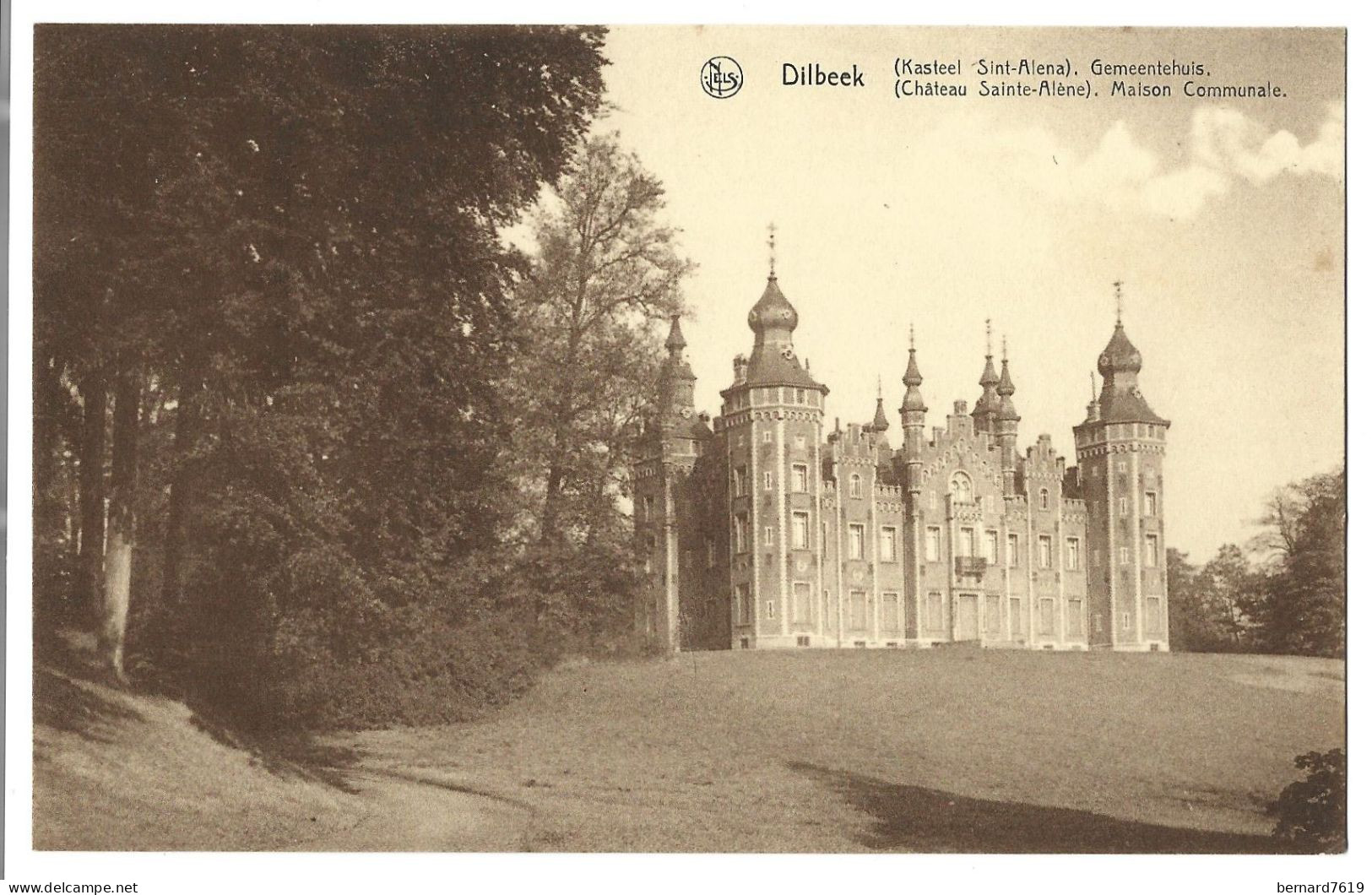 Belgique -   Dilbeek  -   Chateau  Sainte Alene,  Maison Communale - Dilbeek