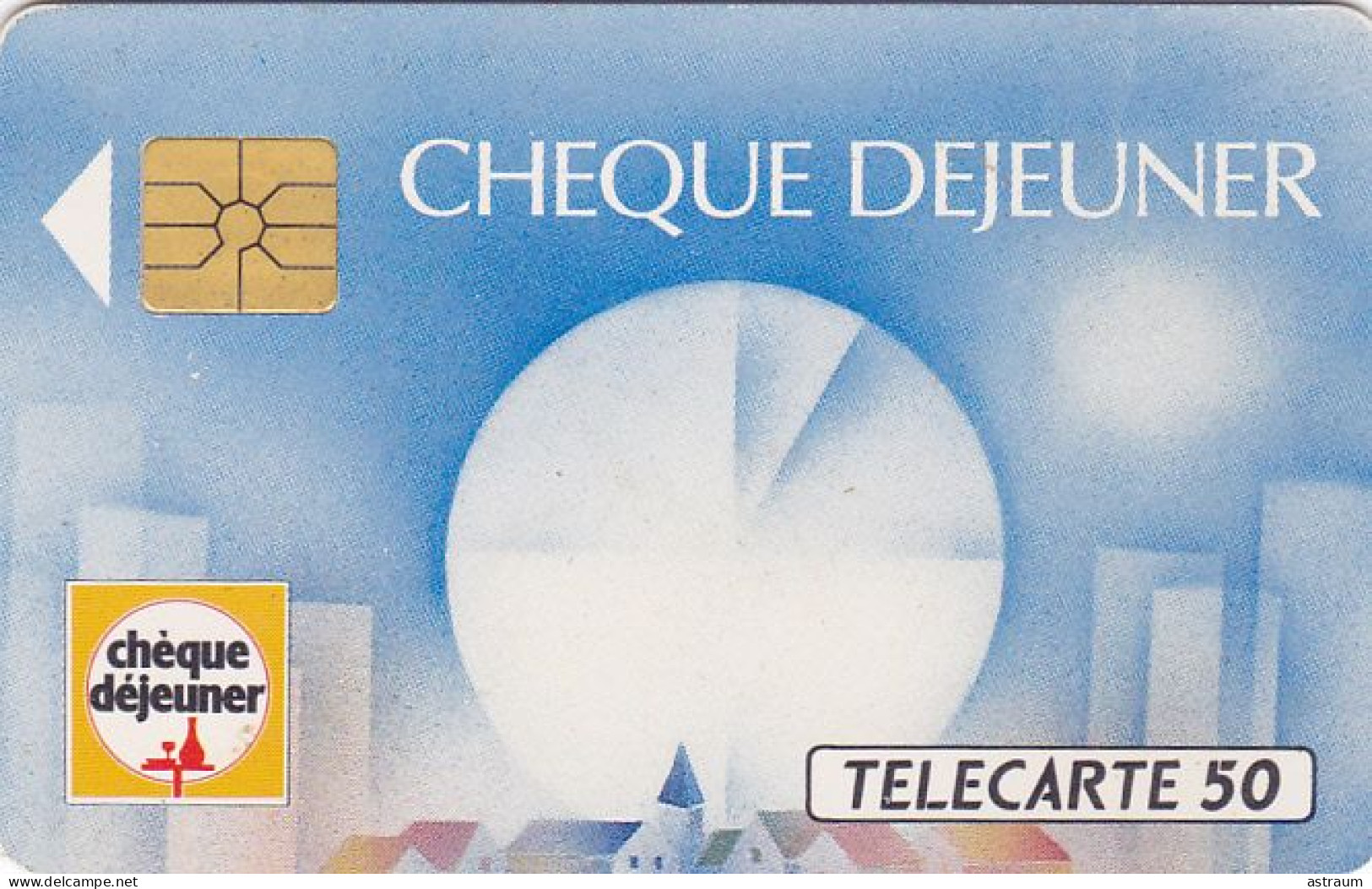 Telecarte Privée D271 LUXE - CHEQUE DEJEUNER - Gem - 8000 Ex - 50 Un - 1990 - Privées