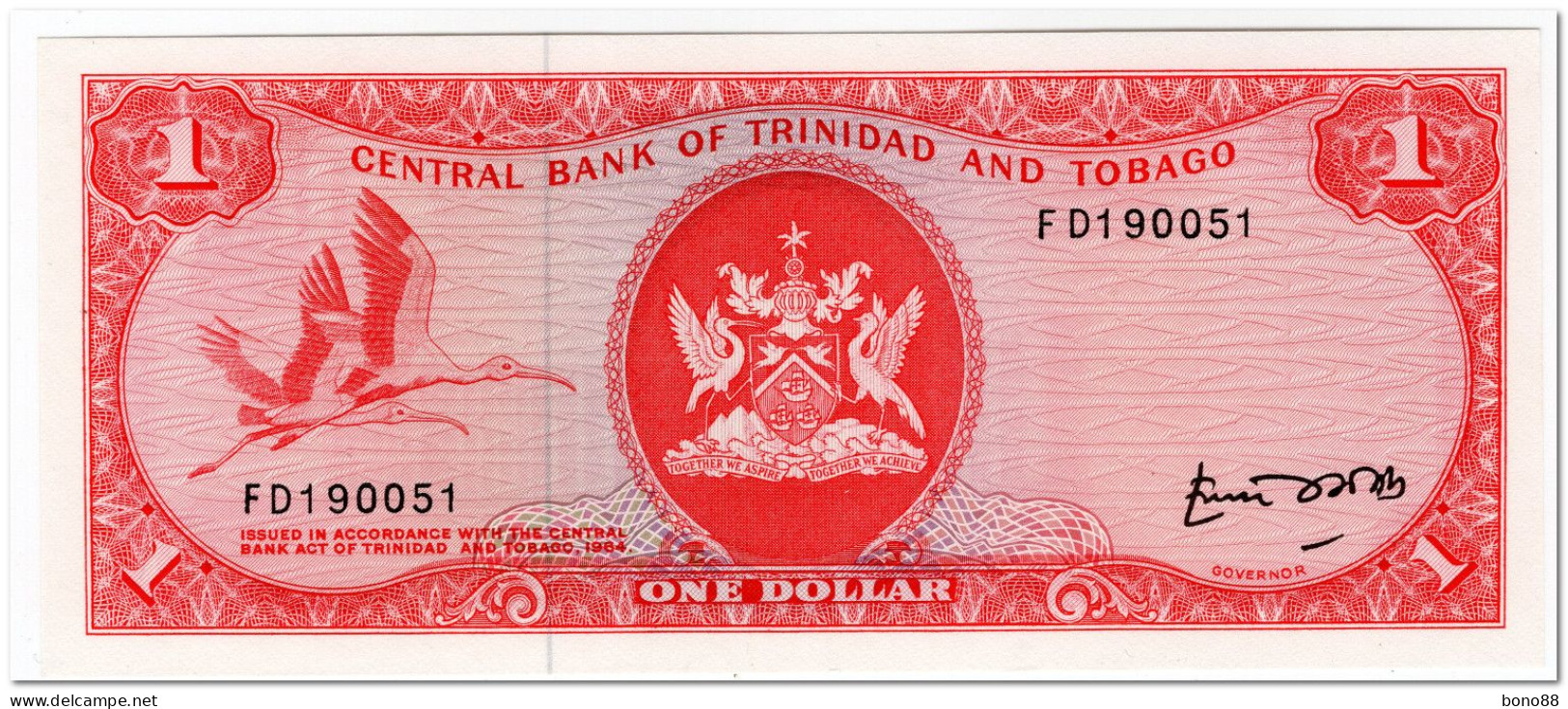 TRINIDAD & TOBAGO,1 DOLLAR,L.1964, (1977) P.30b,UNC - Trinidad Y Tobago