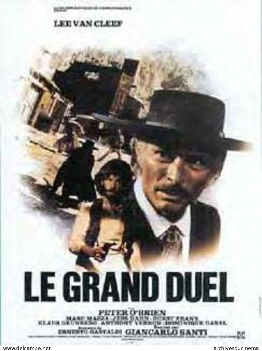 WESTERN ITALIEN LEE VAN CLEEF Affiche 120X160 LE GRAND DUEL - Affiches & Posters