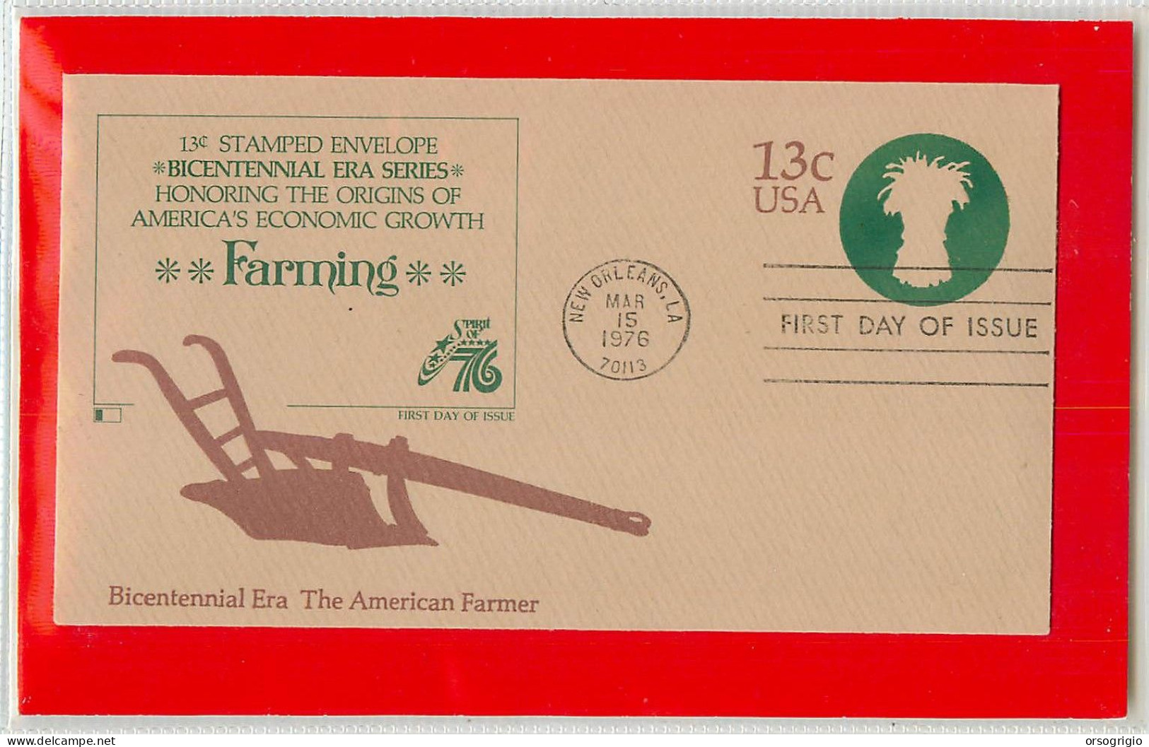 USA - Intero Postale - Ganzsachen - Stationery -  The American FARMER - 1961-80