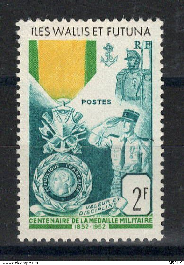 Wallis Et Futuna - YV 156 NSG MNG (*) Medaille Militaire Cote 10 Euros - Unused Stamps