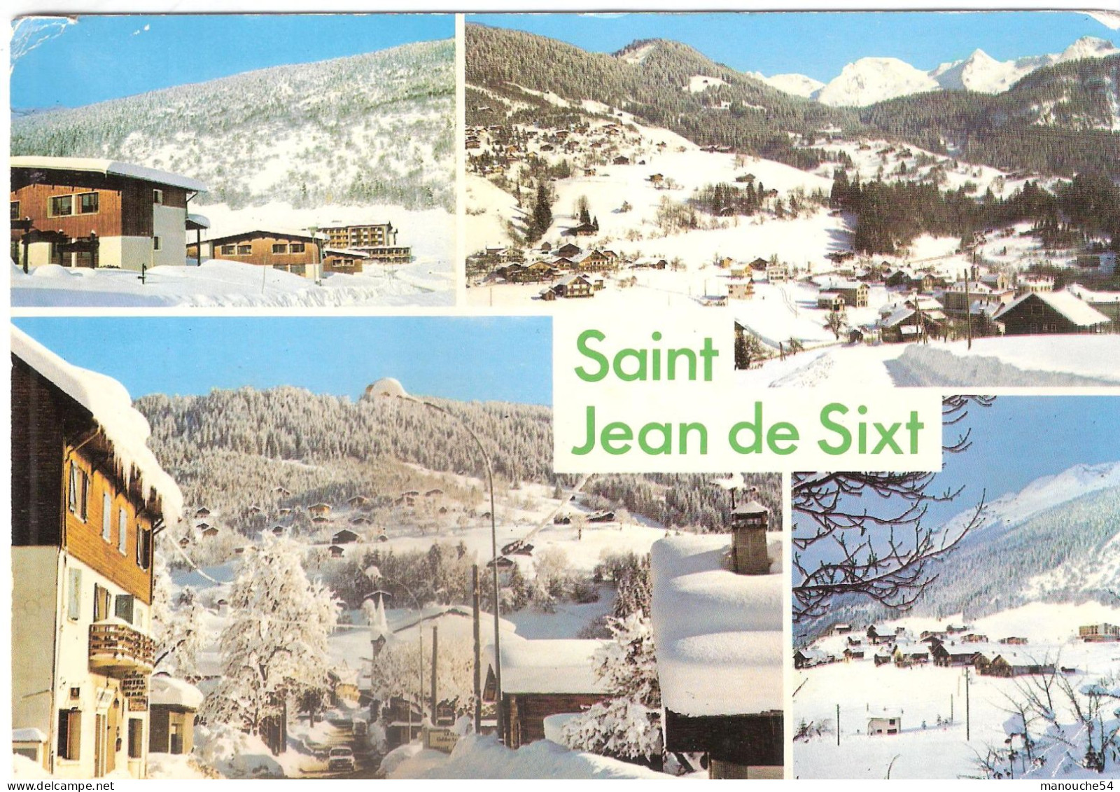 LOT DE 3 CPSM DE SAINT JEAN DE SIXT - Saint-Jean-de-Sixt