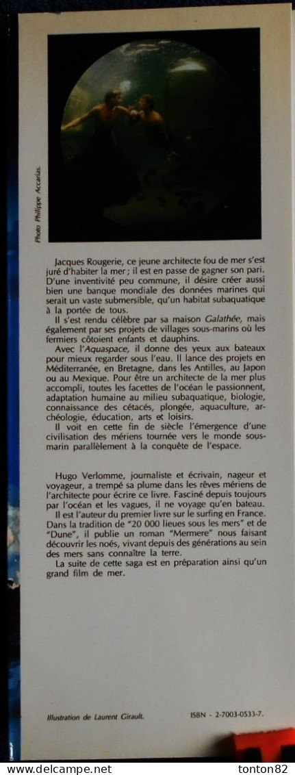 Jacques Rougerie / Hugo Verlomme - Les Enfants Du Capitaine NÉMO - ARTHAUD  - ( 1986 ) - Sciences