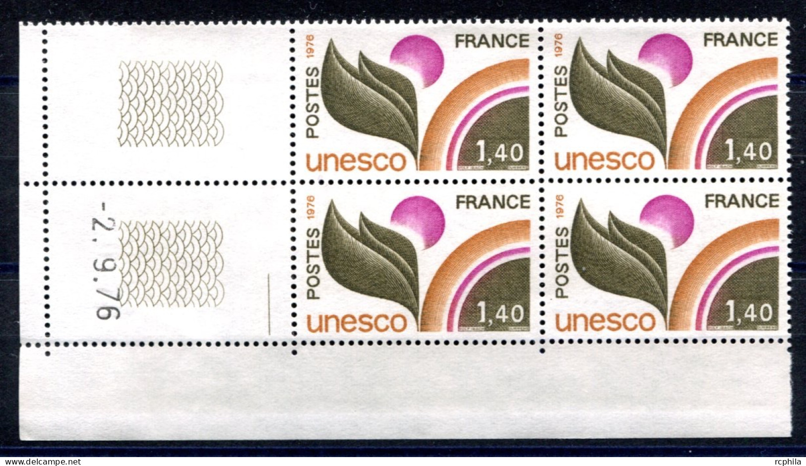 RC 26426 FRANCE SERVICE N° 52 CONSEIL DE L'EUROPE COIN DATÉ DU 2.9.76 NEUF ** - Servizio