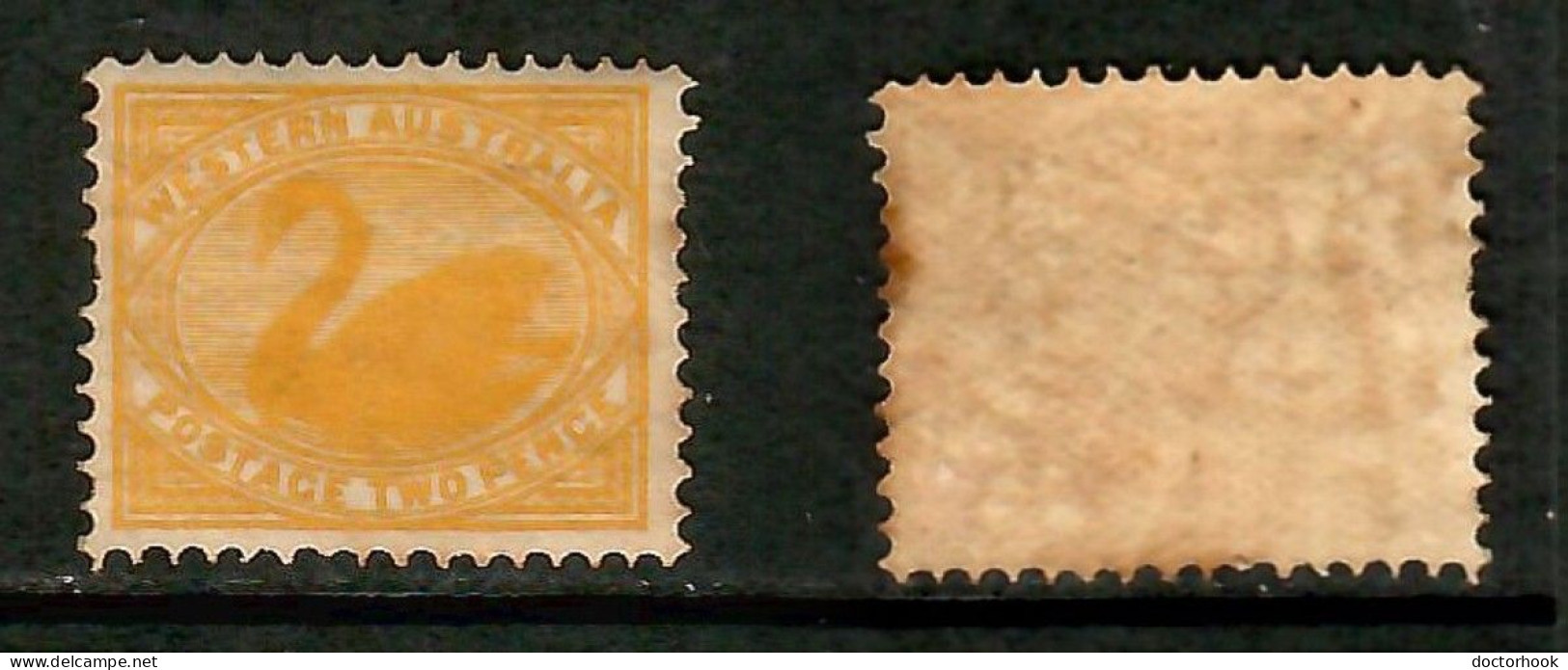 WESTERN AUSTRALIA   Scott # 77* MINT LH (1 Short Perf On Left Side) (CONDITION AS PER SCAN) (Stamp Scan # 1009-8) - Nuevos