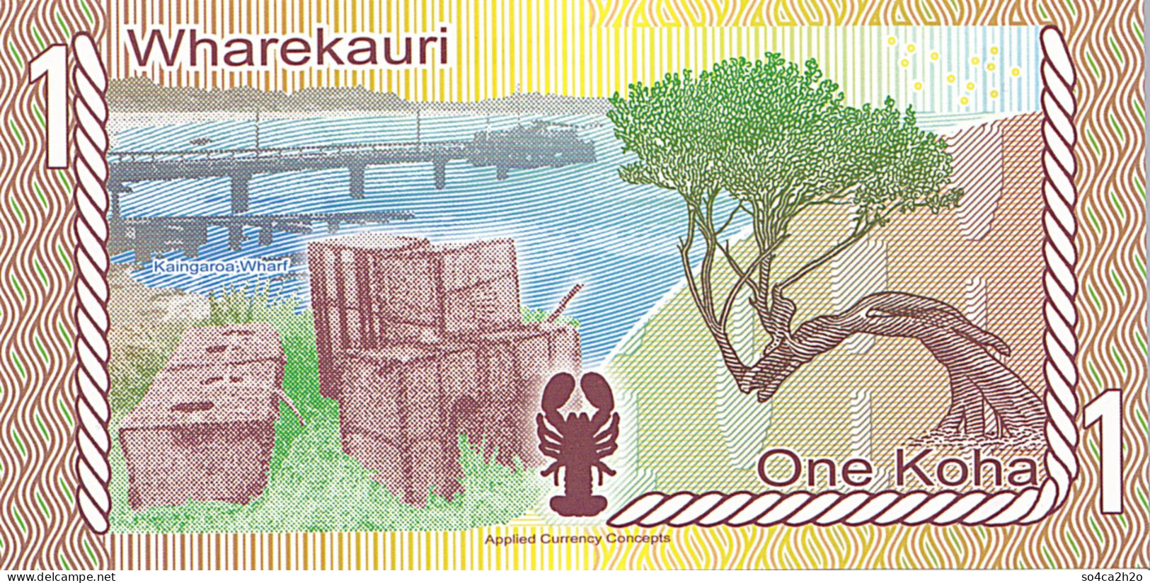 Chatham Islands  1 Koha 29 Novembre 2013 UNC Polymer Emission Privée - Fictifs & Spécimens