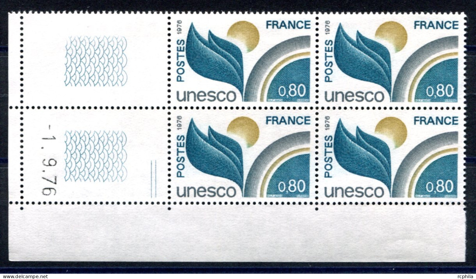 RC 26428 FRANCE SERVICE N° 50 CONSEIL DE L'EUROPE COIN DATÉ DU 1.9.76 NEUF ** - Officials