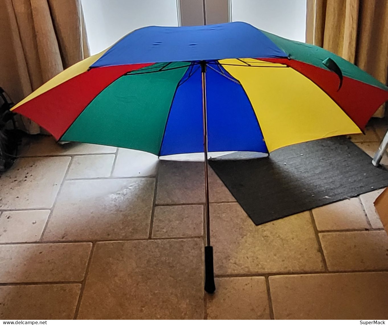 GUY De JEAN Large Parapluie (diam. 130 Cm) Télescopique ## NEUF ## - Ombrelli