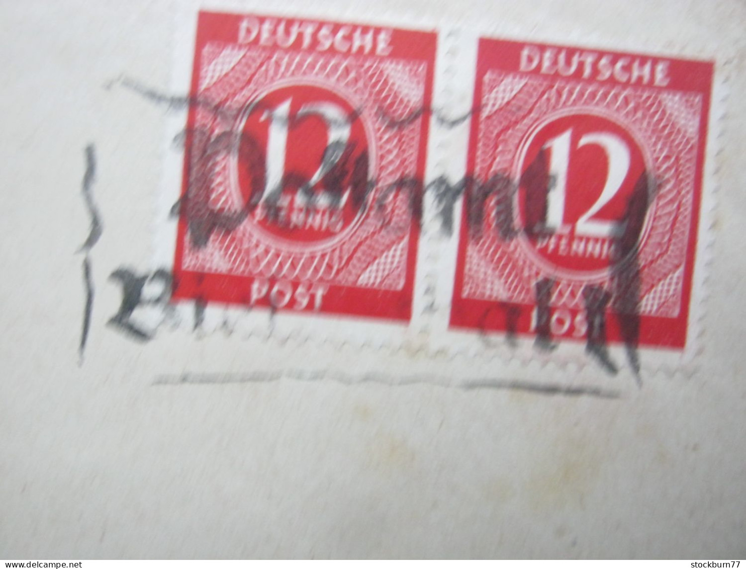 1946 , Ca. , POSTAMT BIESENTHAL , Klarer Stempel Auf Brief, Recht Selten - Enteros Postales