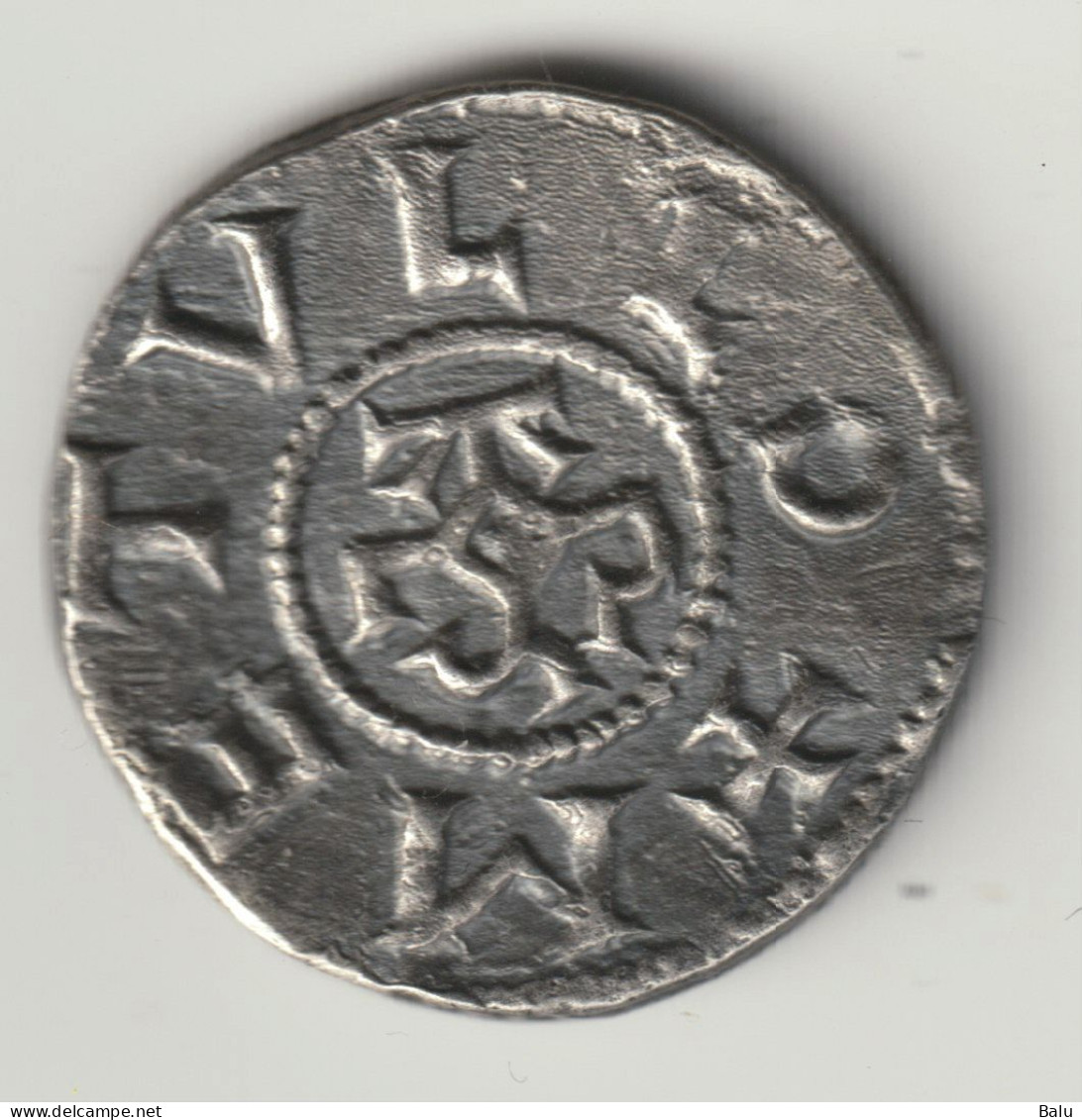Ein Karolingischer Denar Karls Des Großen 793/94-814 Aus Dem Aachener Dom. Replik. 935er Sterlingsilber, 5 Scans - Valse Munten