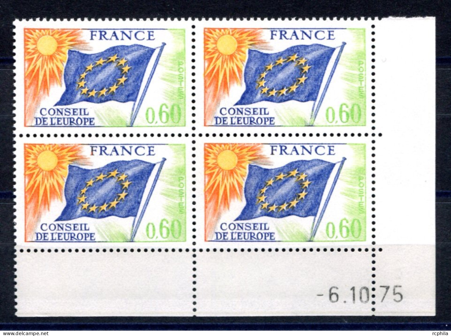 RC 26430 FRANCE SERVICE N° 46 CONSEIL DE L'EUROPE COIN DATÉ DU 6.10.76 NEUF ** - Officials