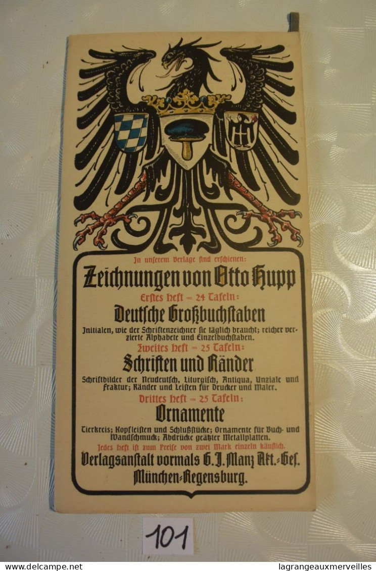 C101 MUNCHENER KALENDER 1914 German Pulp Paper Otto Hupp WW1 WW2 - Grand Format : 1901-20