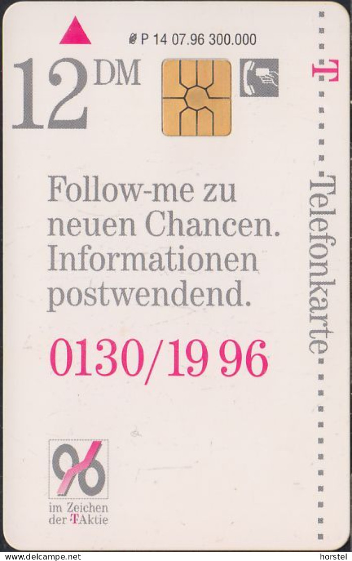 Germany P14/96 T-Aktie - Lotse - P & PD-Series: Schalterkarten Der Dt. Telekom