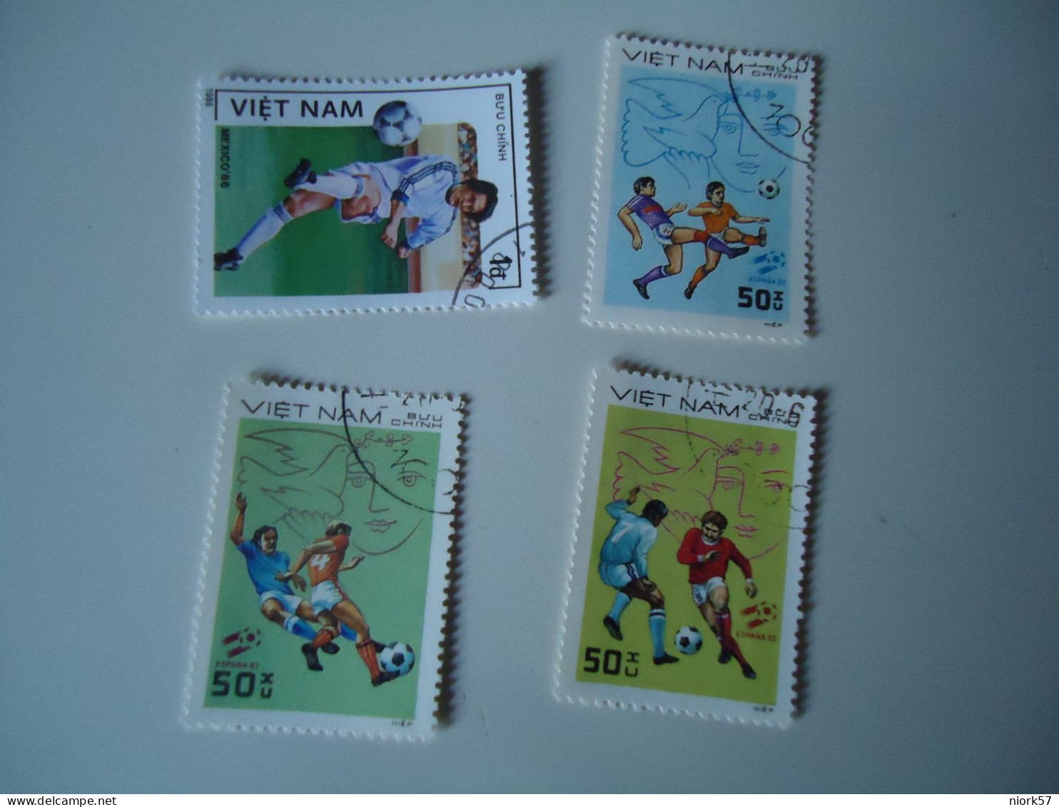 VIETNAM  SET 4  FOOTBALL SOCCER WORLD CUP - Other & Unclassified