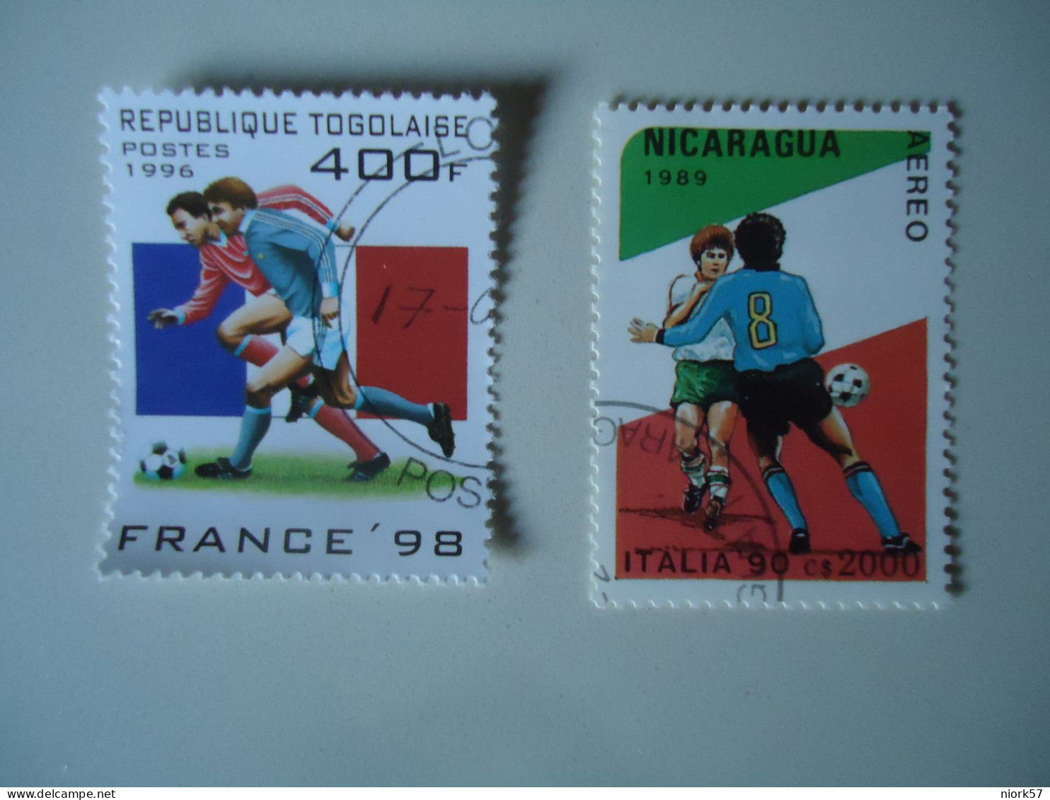 TOGO LOT 2 FOOTBALL SOCCER WORLD CUP - Other & Unclassified