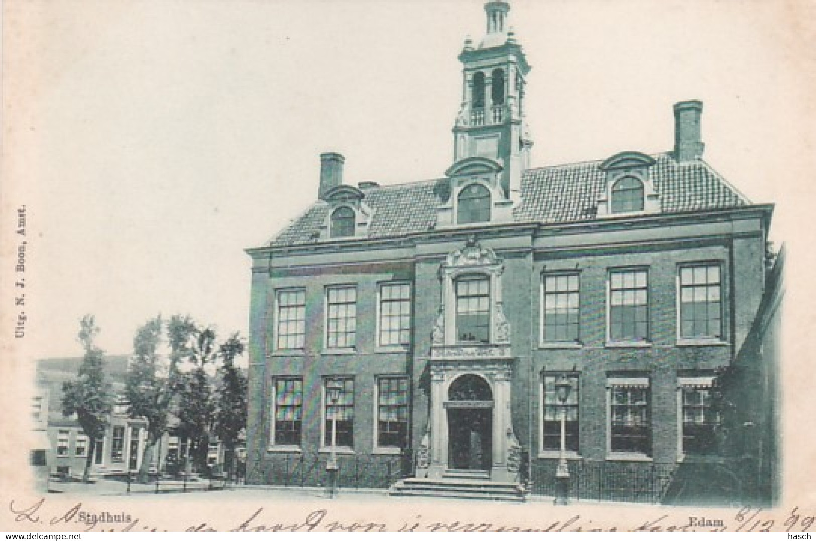 48454Edam, Stadhuis 1899. - Edam