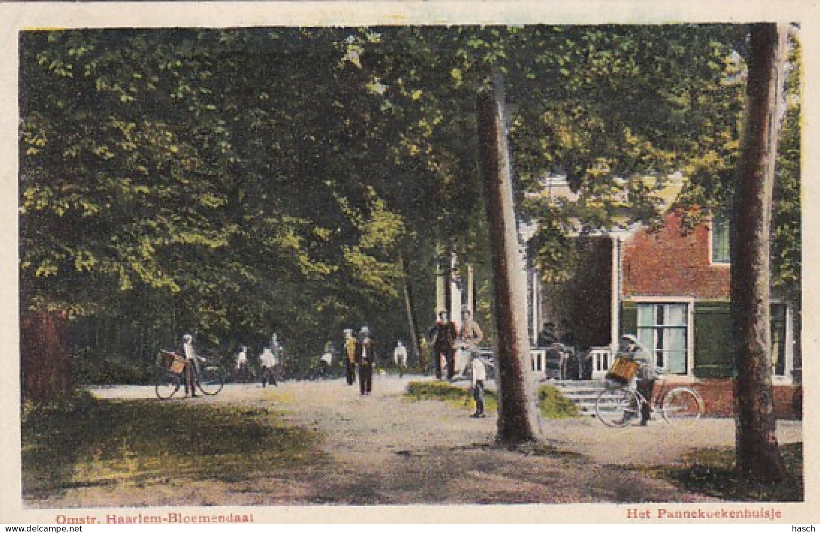 484523Bloemendaal, Het Pannekoekenhuisje 1921.  - Bloemendaal