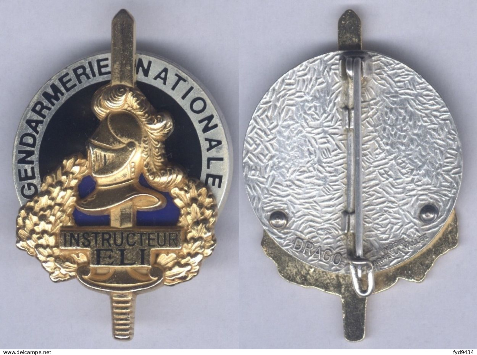 Insigne D'Instructeur De L'Equipe Légère D'Intervention De La Gendarmerie Nationale - Polizei