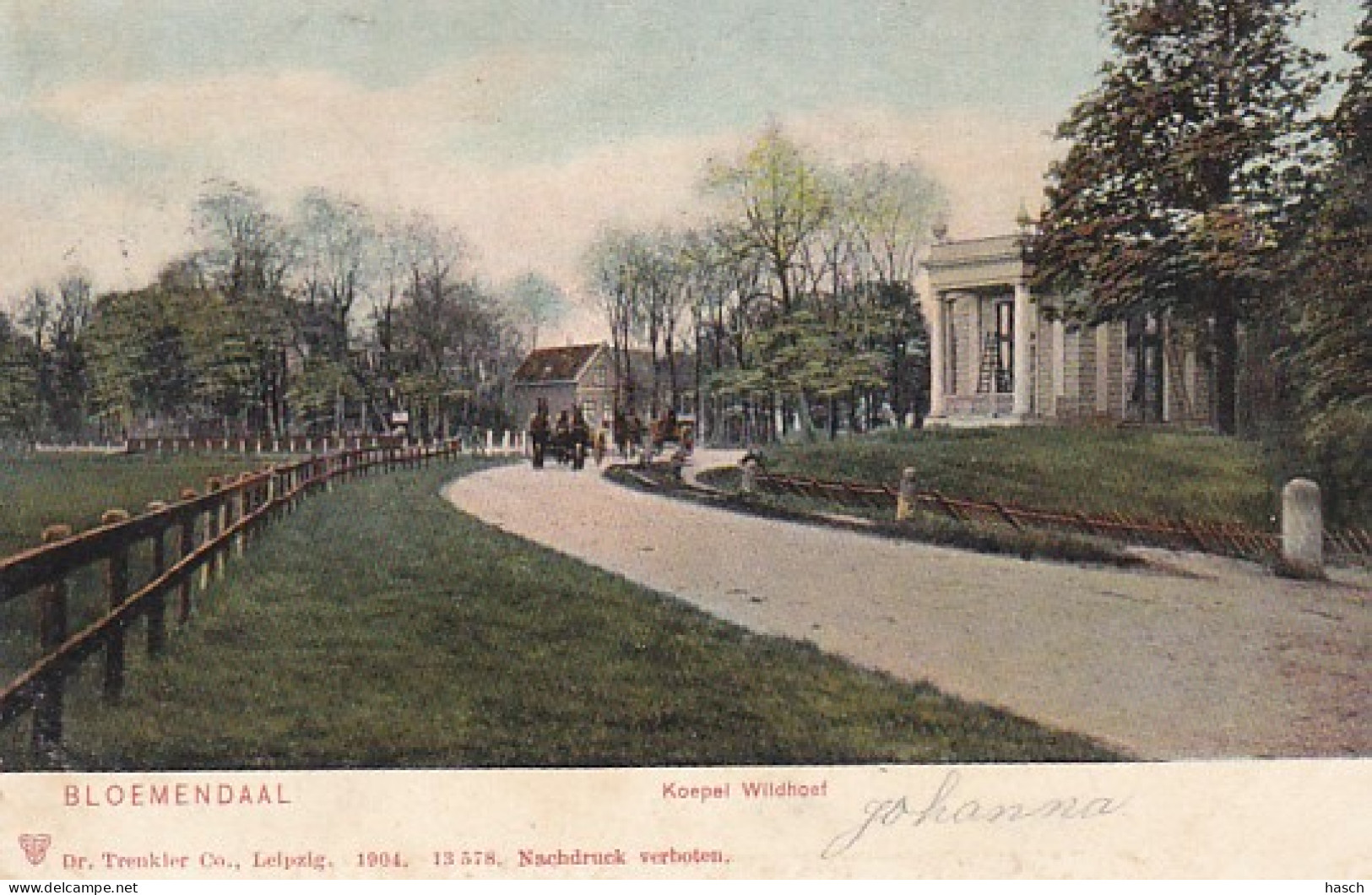 4845104Bloemendaal, Koepel Wildhoef 1905.  - Bloemendaal