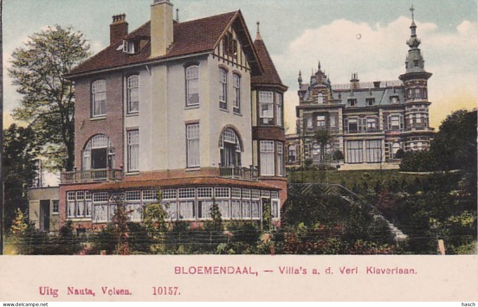 4845105Bloemendaal, Villa’s A. D. Verl. Kleverlaan. - Bloemendaal