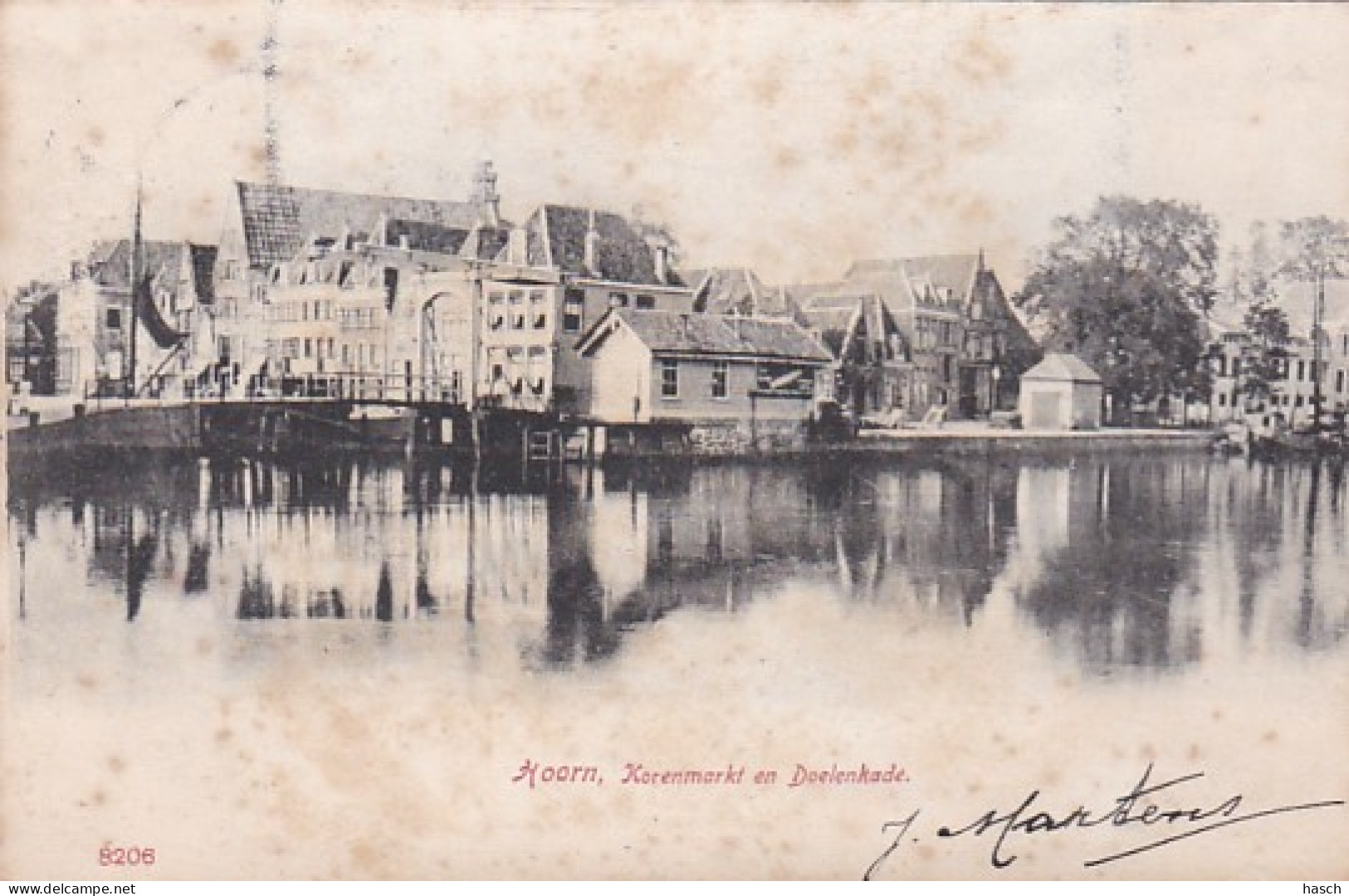 4845114Hoorn, Korenmarkt En Doelenkade 1905.  - Hoorn