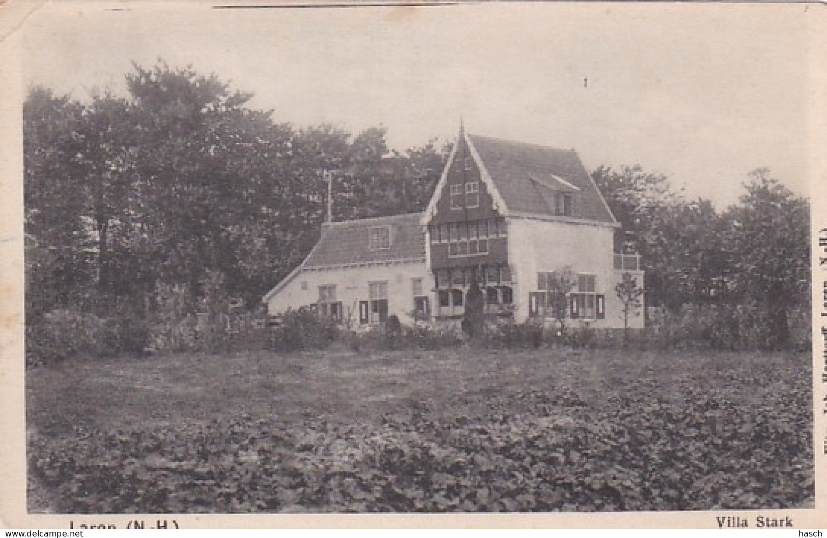 4845134Laren, Villa Stark Rond 1900. (linksboven Een Vouwtje) - Laren (NH)