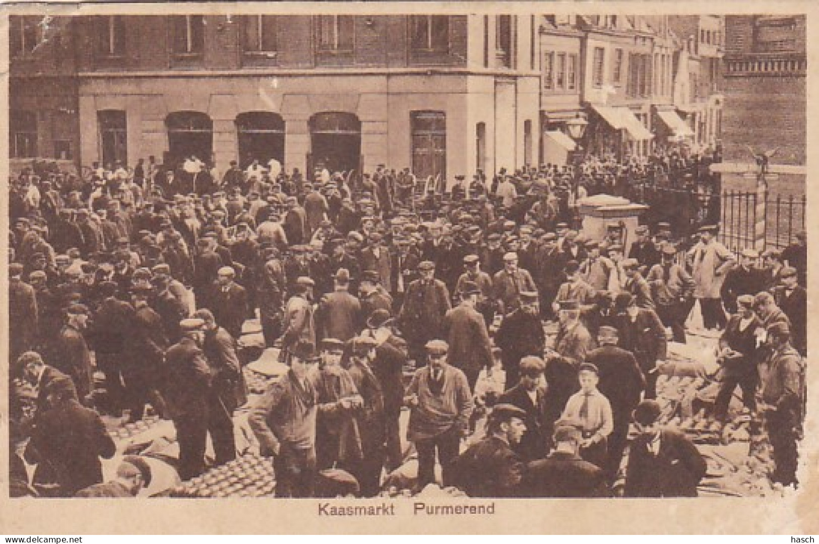 4845184Purmerend, Kaasmarkt 1928. (zie Hoeken En Randen) - Purmerend