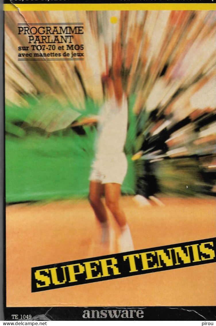 SUPER TENNIS MO5 TO7-70 CASSETTE - Sonstige & Ohne Zuordnung