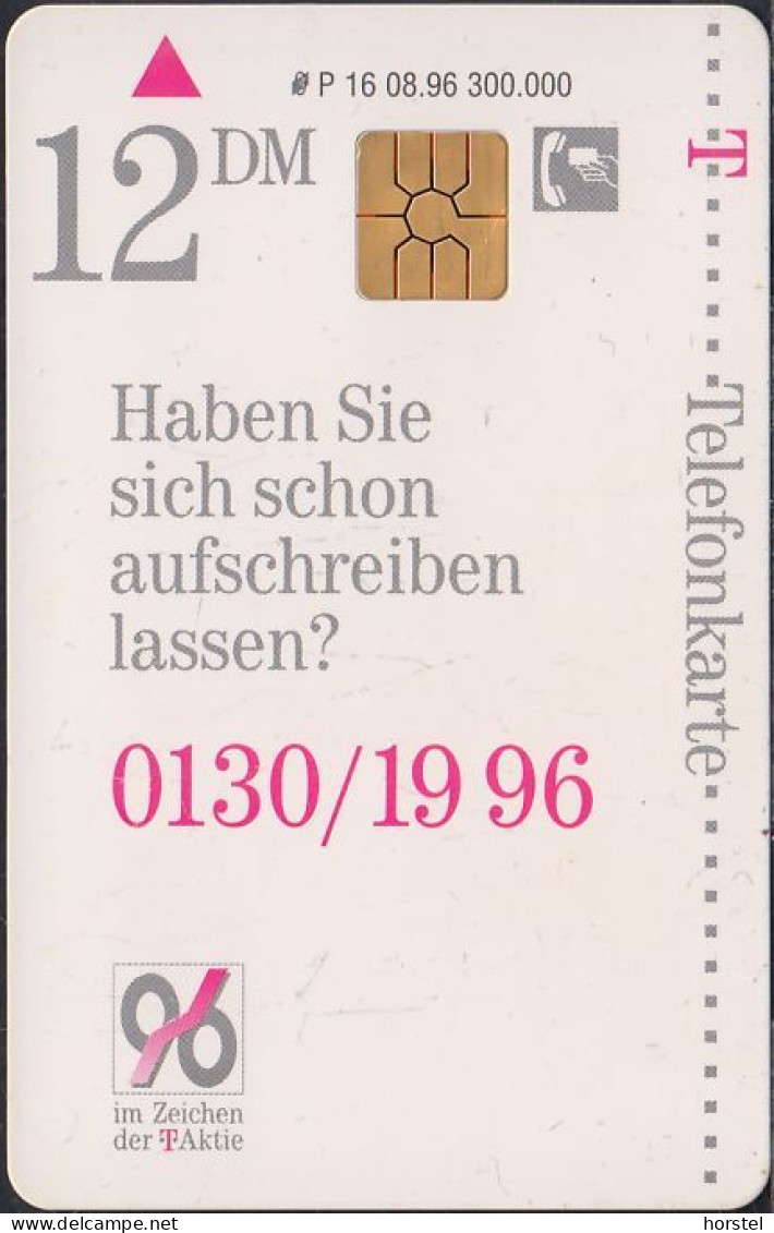 Germany P16/96 T-Aktie - Polizist - Modul 25 (010 30 1 ) - Rar - Seltene Variante - P & PD-Series: Schalterkarten Der Dt. Telekom