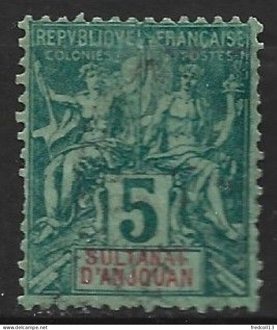 ANJOUAN 4 Oblitéré Côte 7 € - Usados