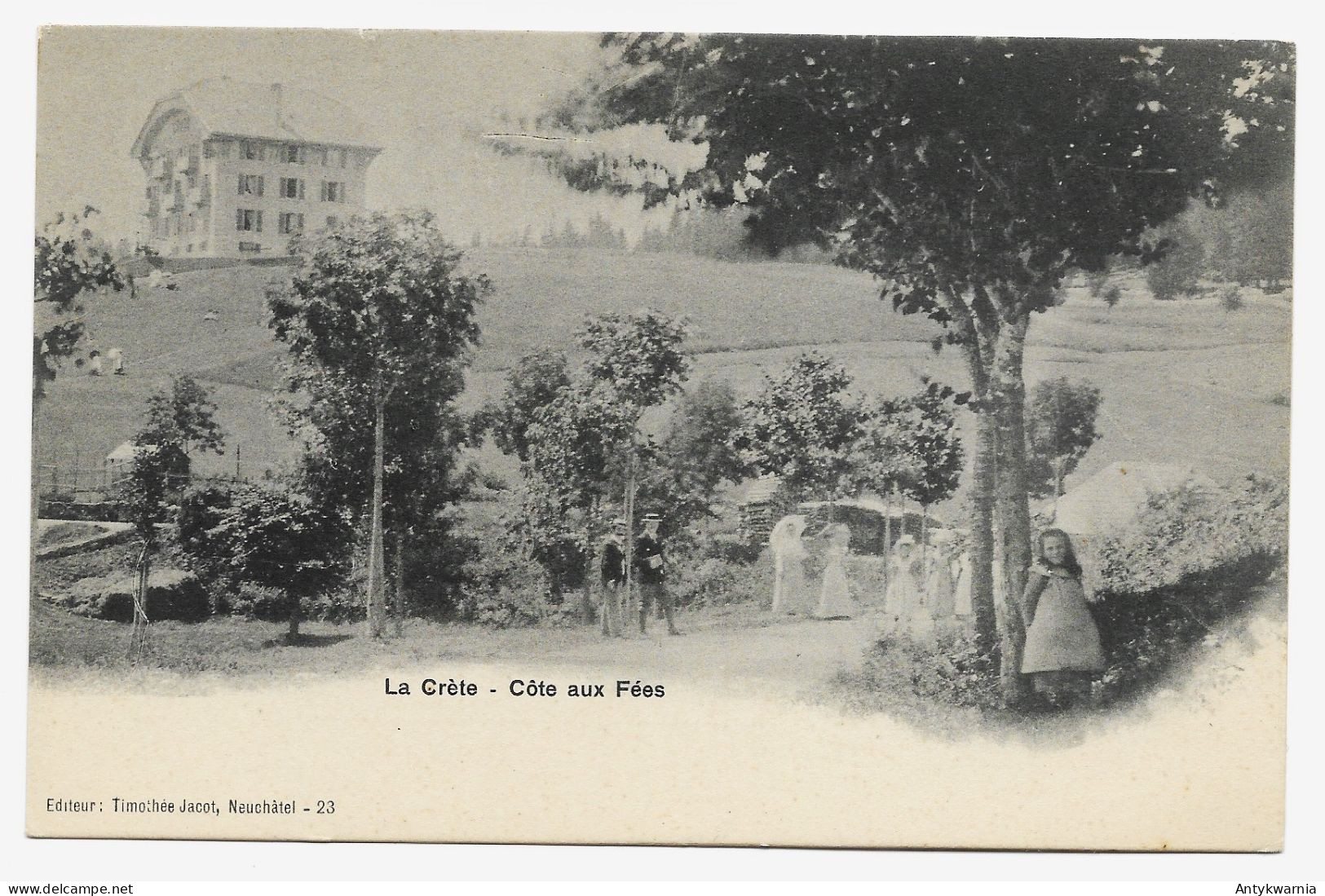 La Côte Aux Fées , La Crète Ca.1900y.   H618 - La Côte-aux-Fées